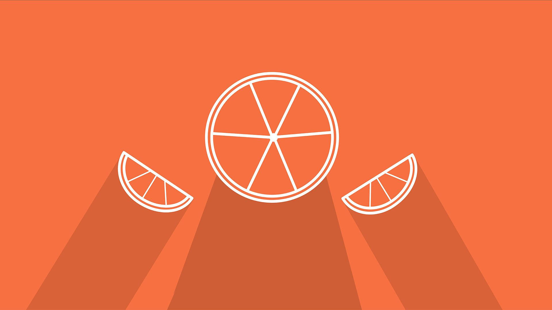 Orange Fruit Vector Art