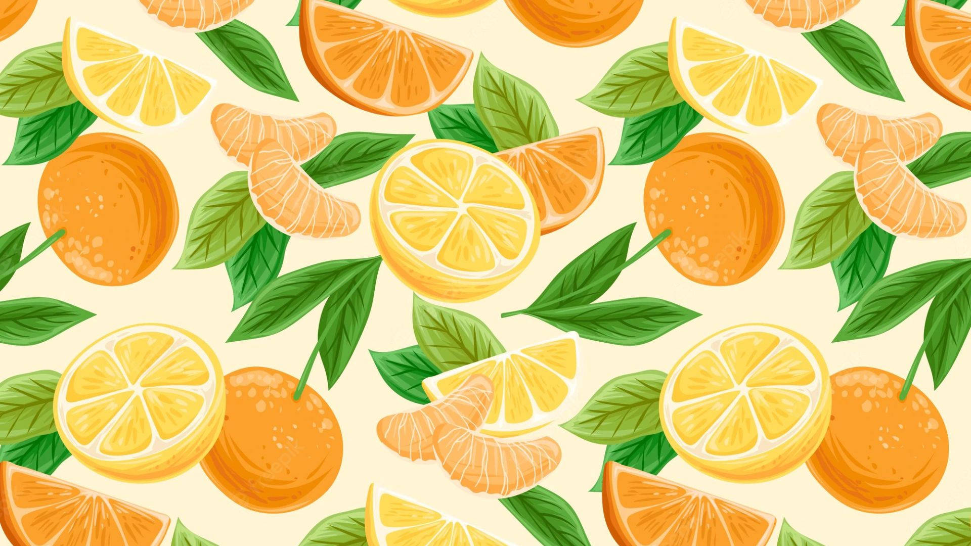 Orange Fruits Digital Art