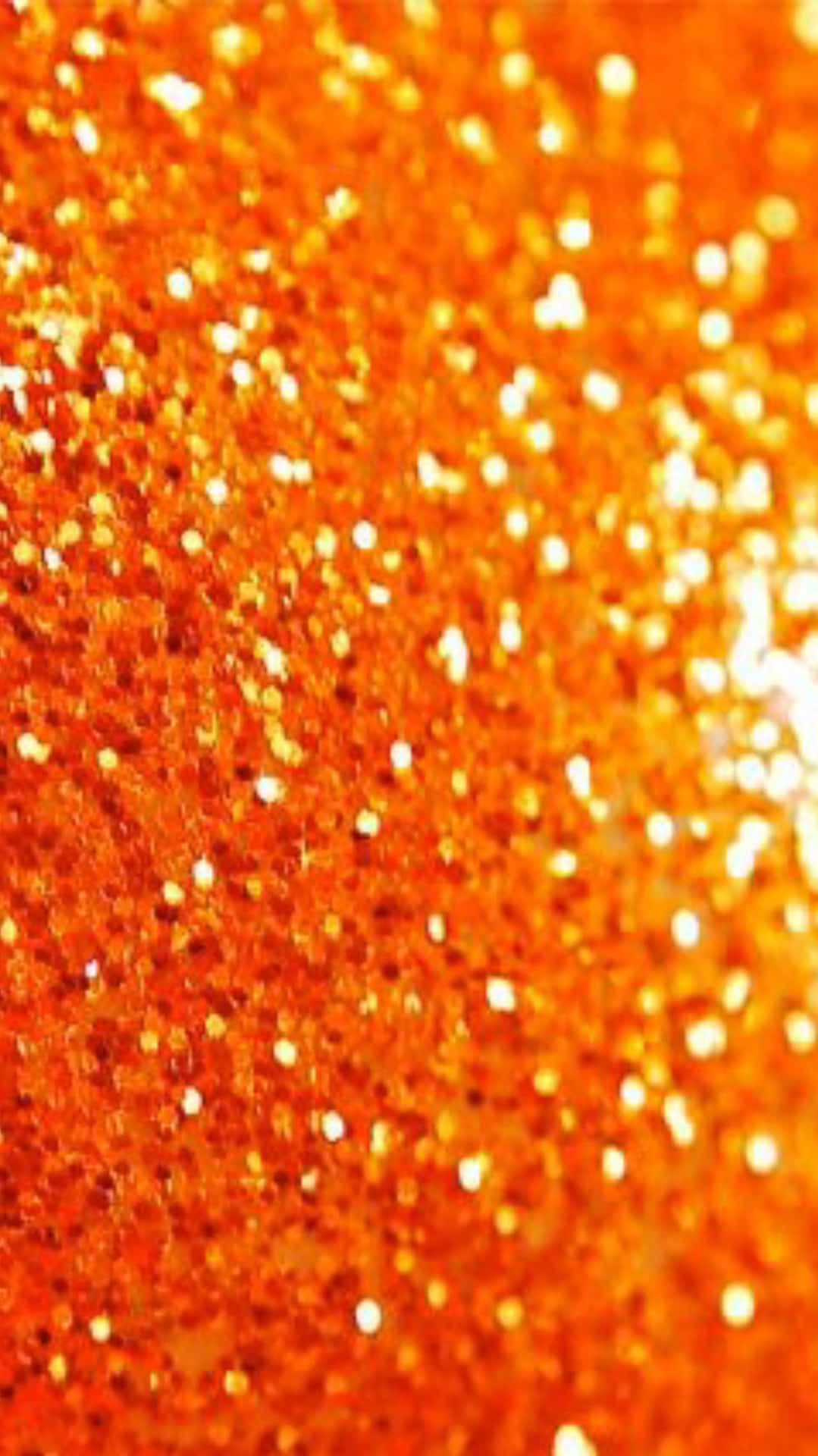Reflekterandeskönheten Av Orange Glitter. Wallpaper