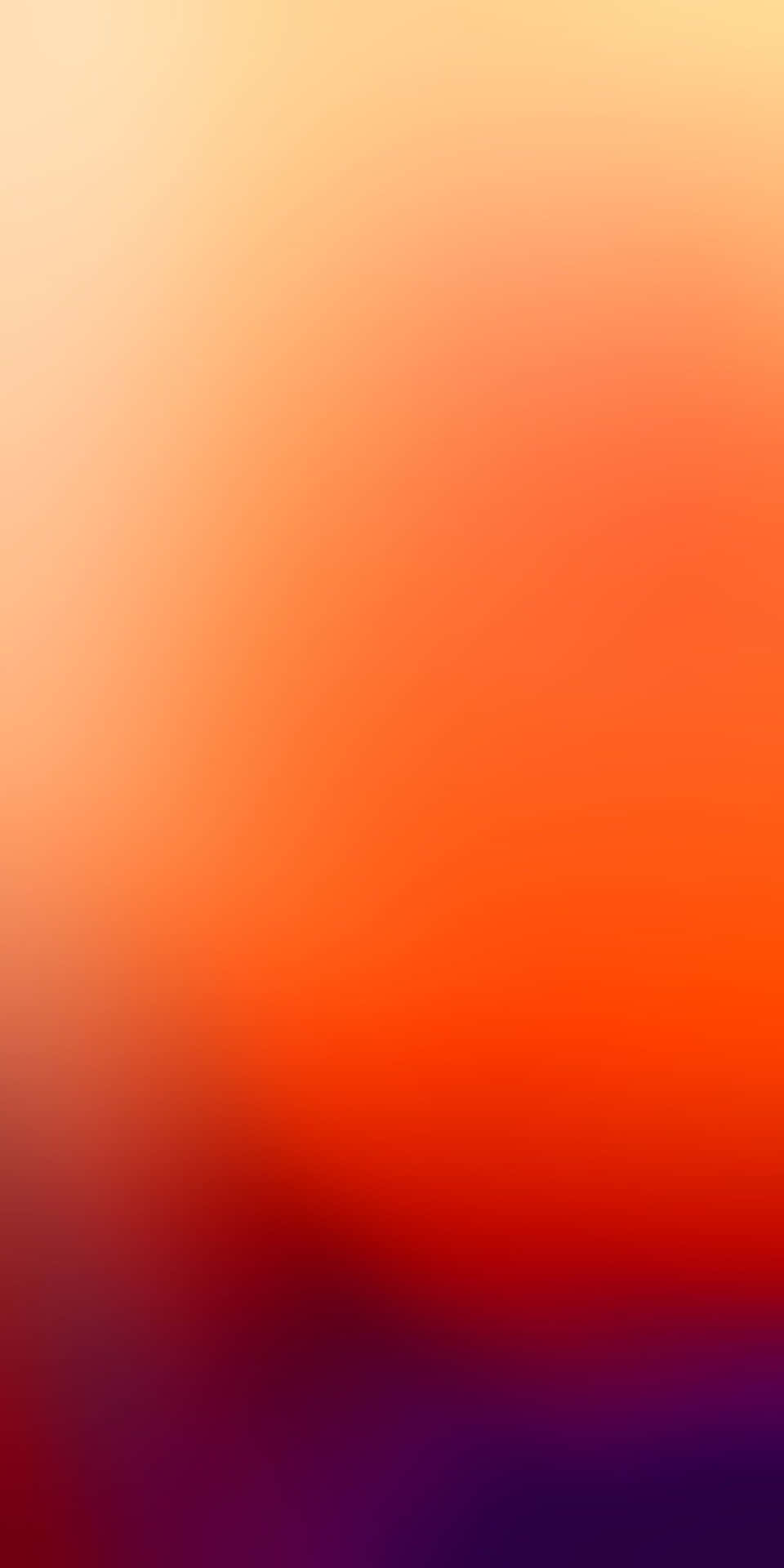 An orange gradient background with a blurred effect