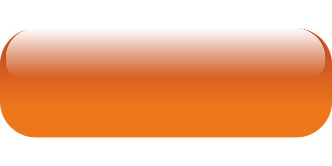 Orange Gradient Button Graphic PNG