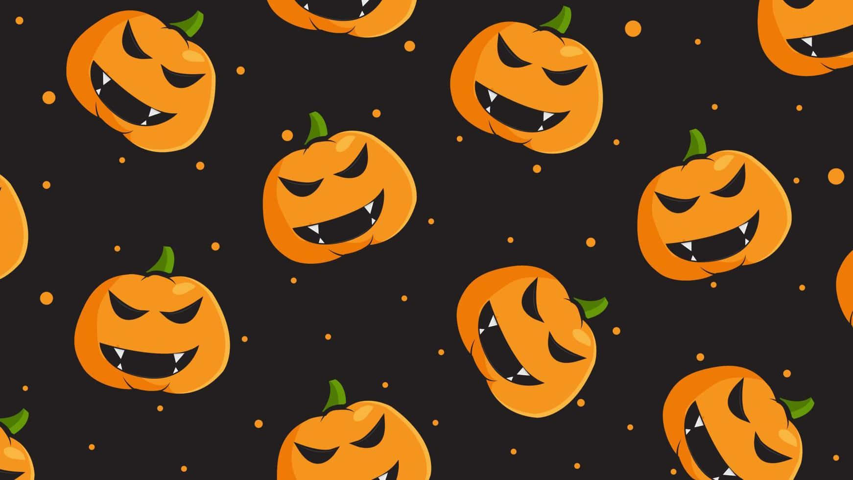 Feiernsie Halloween Mit Knalligen Orangetönen! Wallpaper
