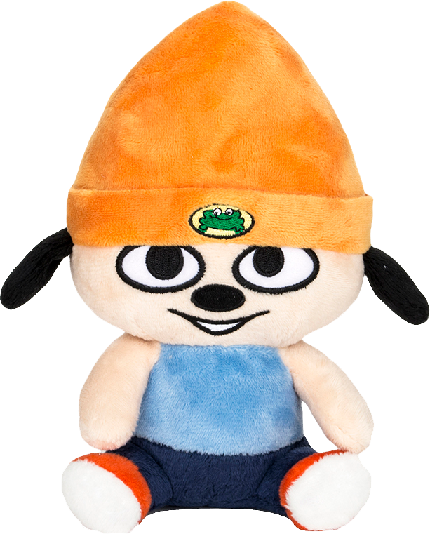 Orange Hat Plush Dog Toy PNG