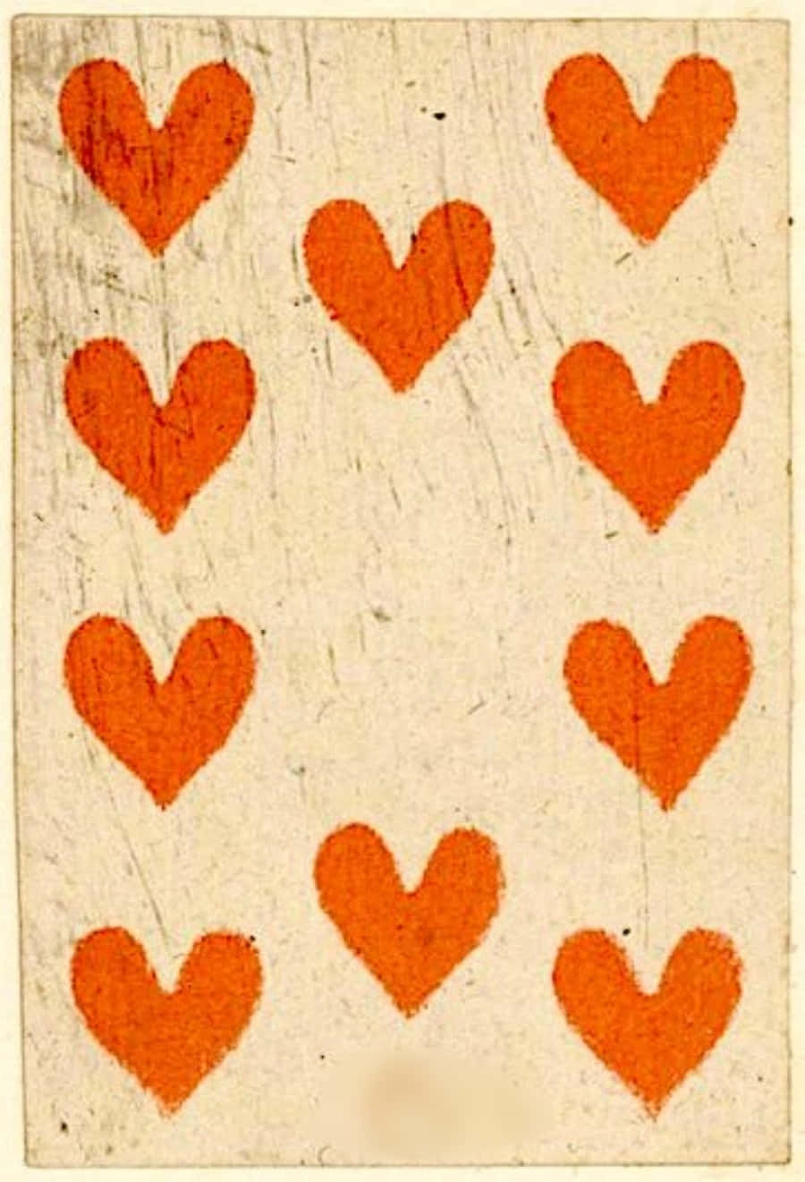 Captivating Orange Heart Wallpaper Wallpaper