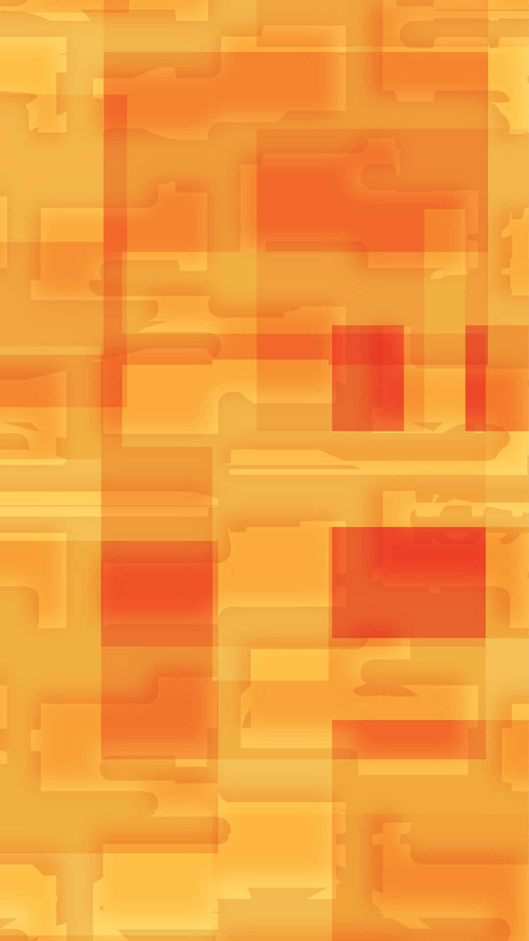 Orange iPhone Abstract Art Wallpaper