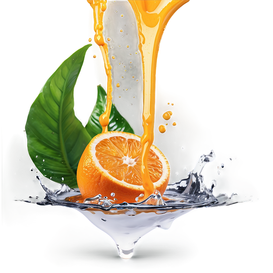 Orange Juice Splash Png Pyp58 PNG