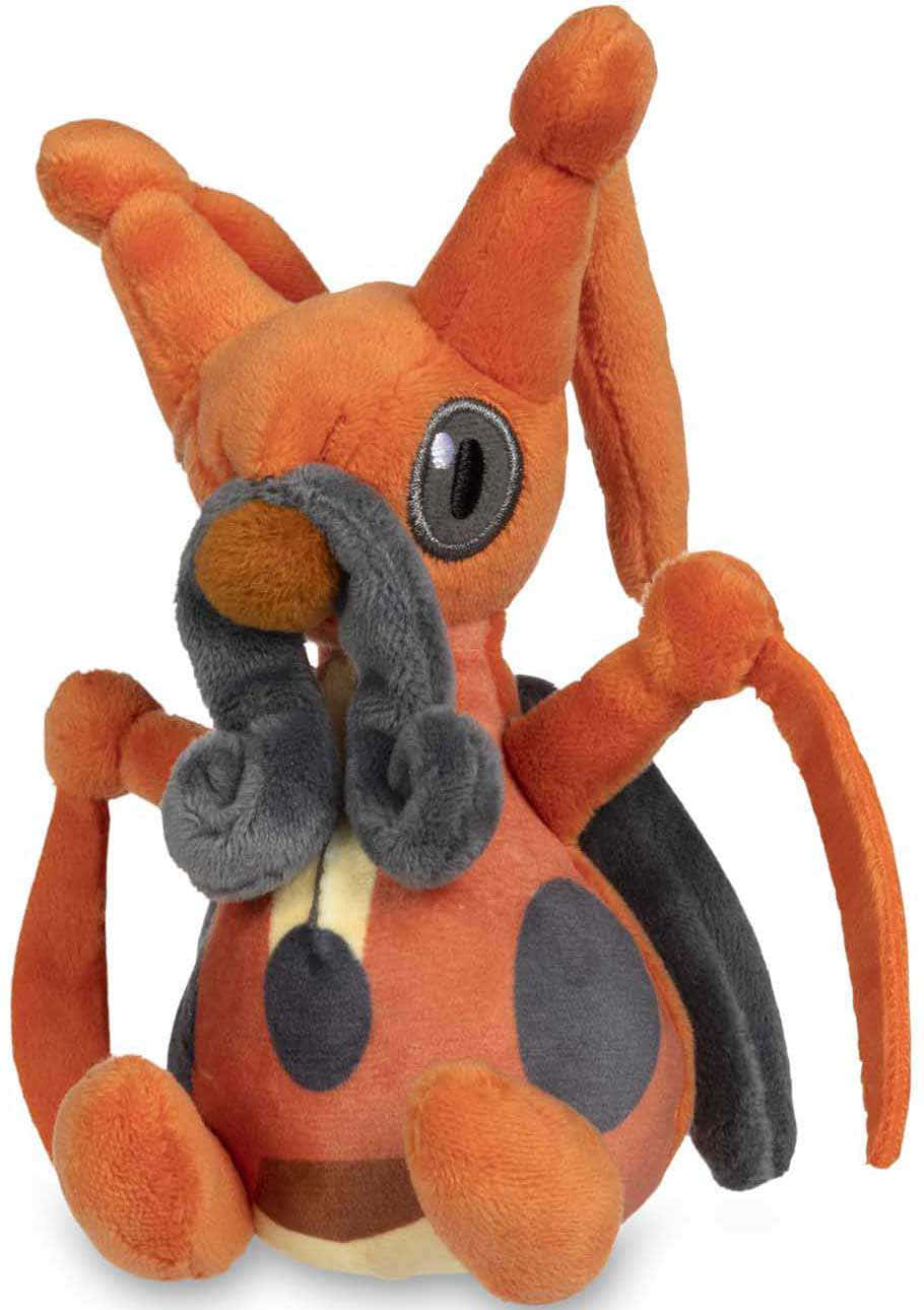 Orange Kricketune Pokemon Plush Toy Wallpaper