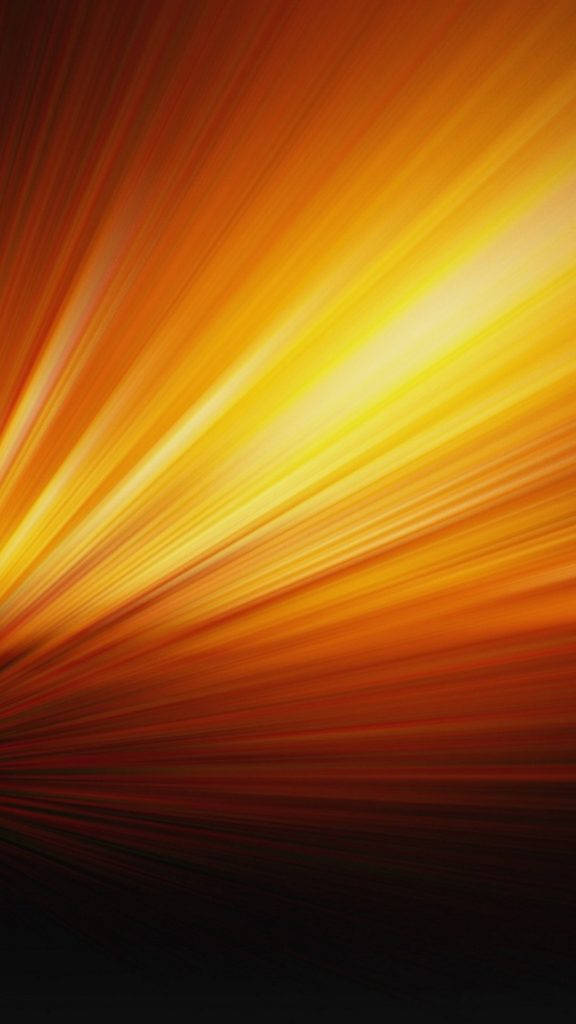 Orange Light Abstract Iphone