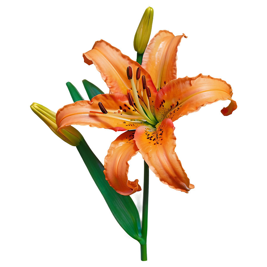 Orange Lily Flower Png Lpy PNG