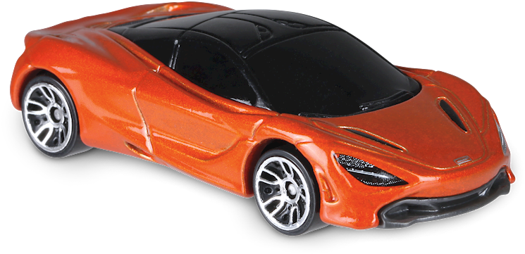 Orange Mc Laren Toy Car PNG