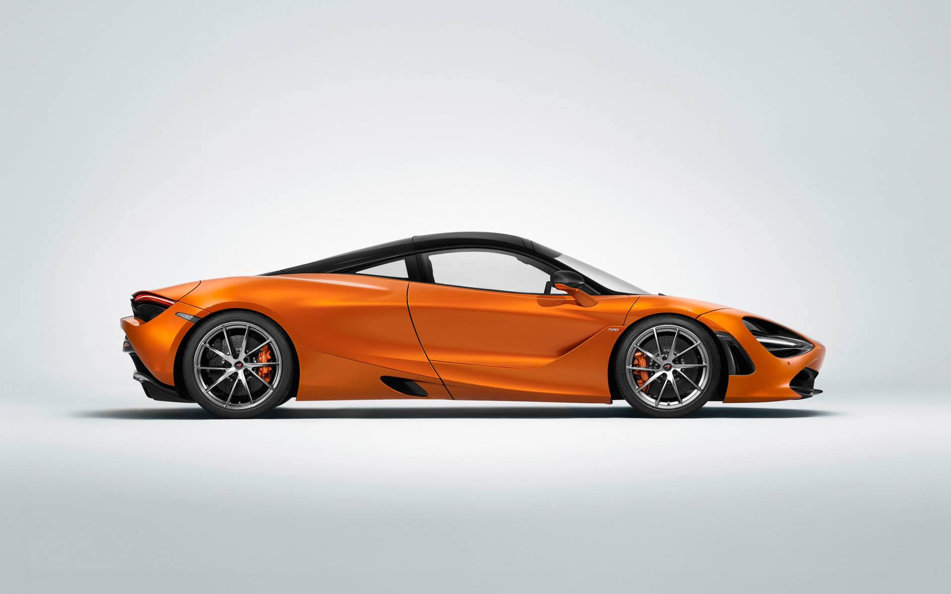 Orange McLaren 720s 4k Wallpaper