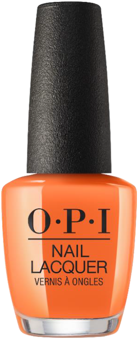 Orange O P I Nail Polish Bottle PNG