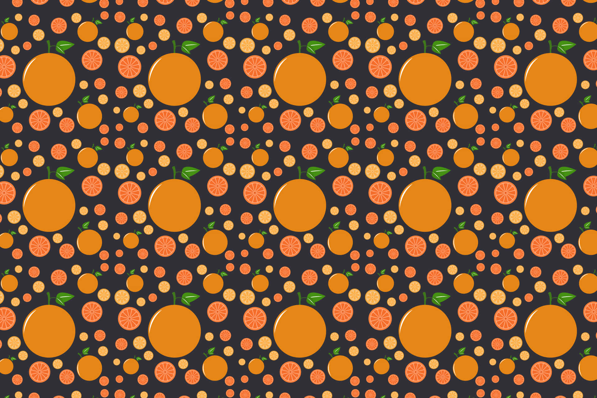 Orange Pattern Wallpaper