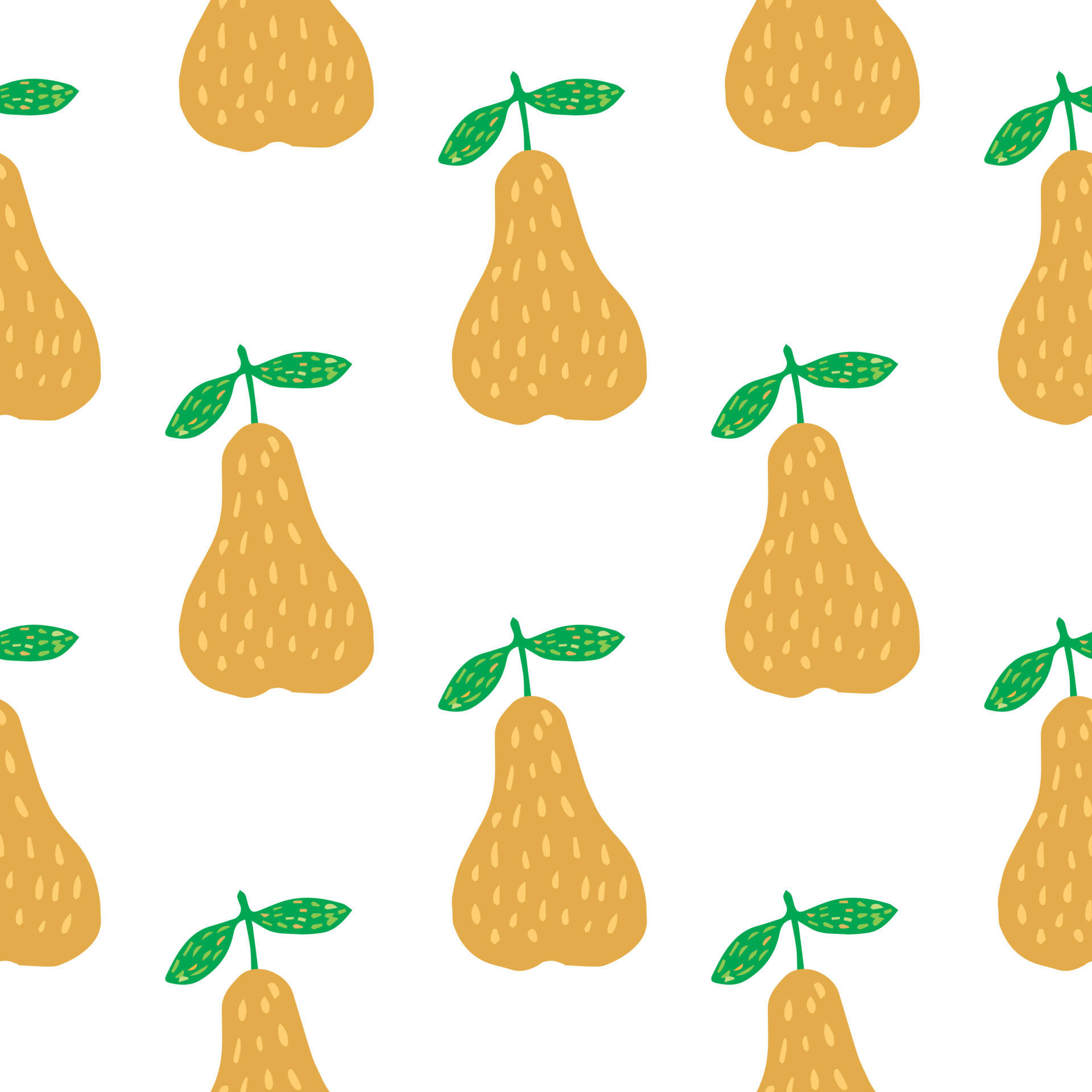 Orange Pears Poster Wallpaper