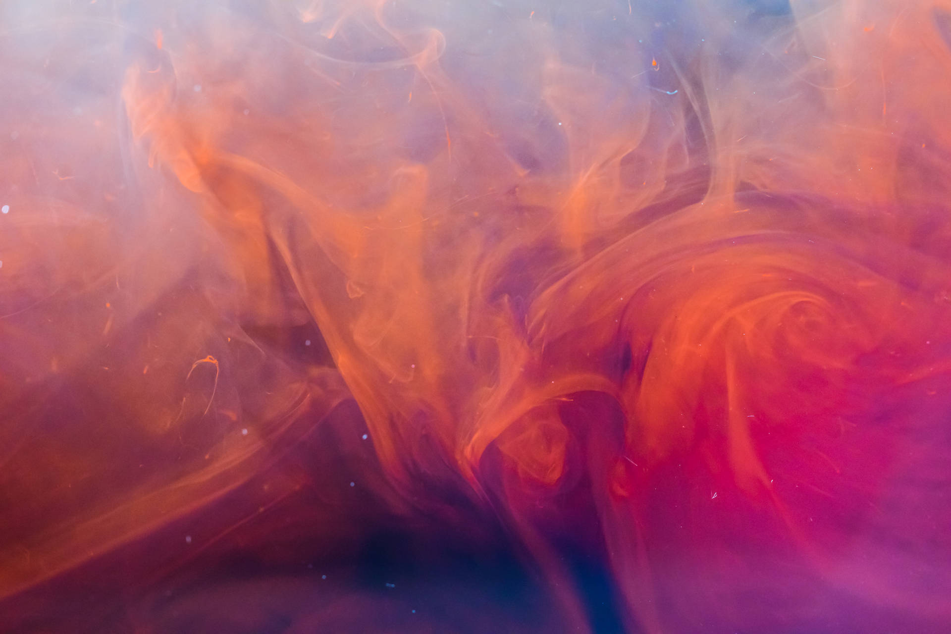 Orange Pink Smoke Abstract 1080p Hd Desktop Wallpaper