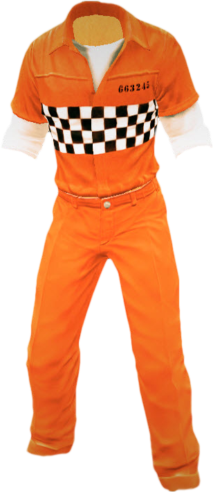 Orange Prisoner Uniform66245 PNG