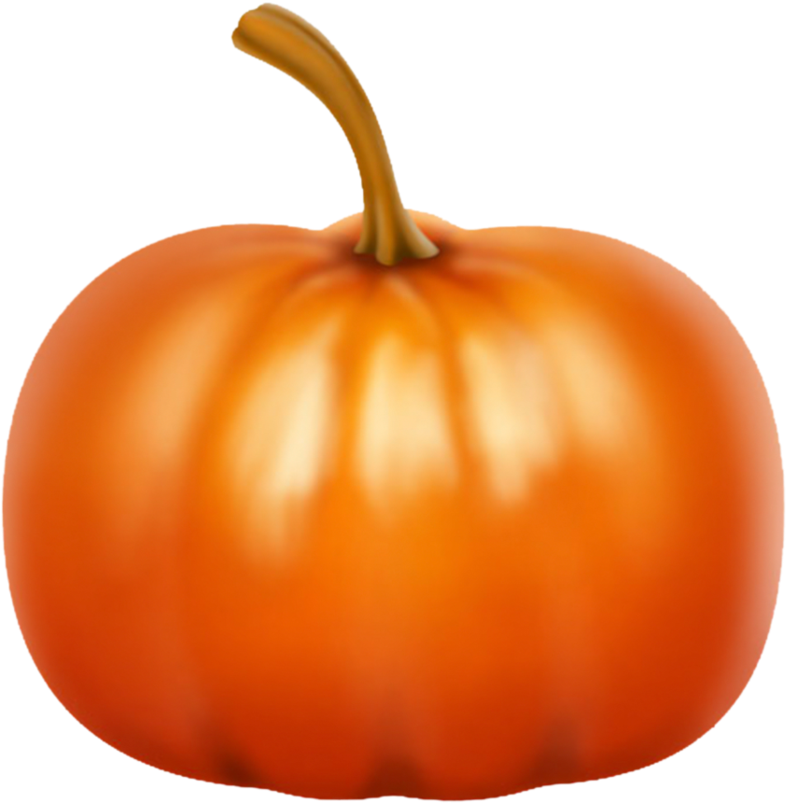 Orange Pumpkin Graphic PNG