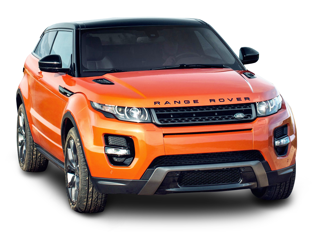 Orange Range Rover Evoque PNG