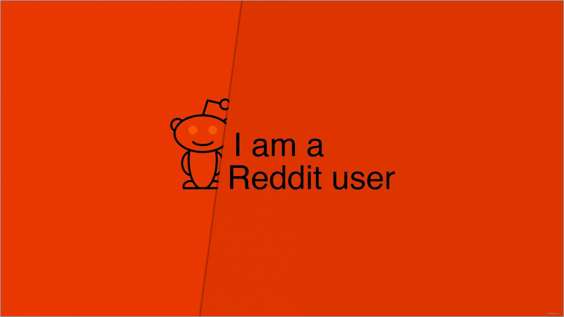 Orange Reddit User Wallpaper