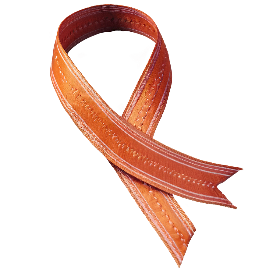 Orange Ribbon Curl Png 06242024 PNG