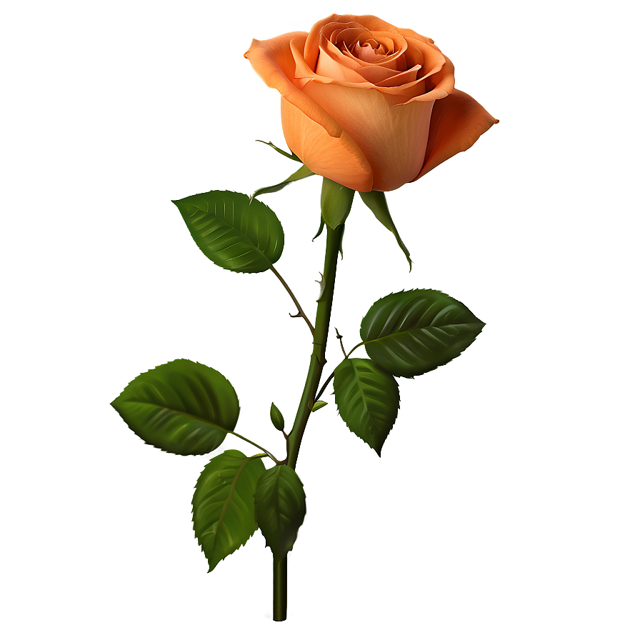 Orange Rose Png Eab PNG