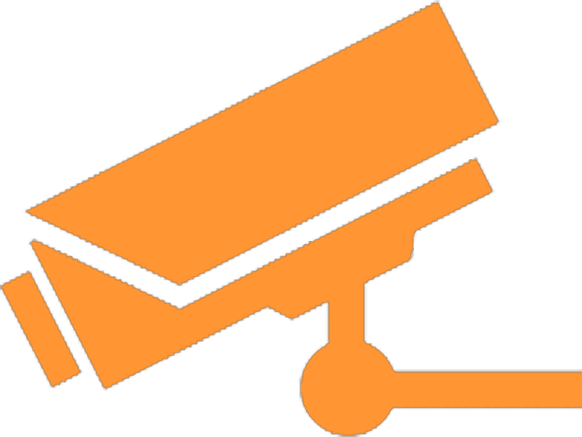 Orange Security Camera Logo PNG