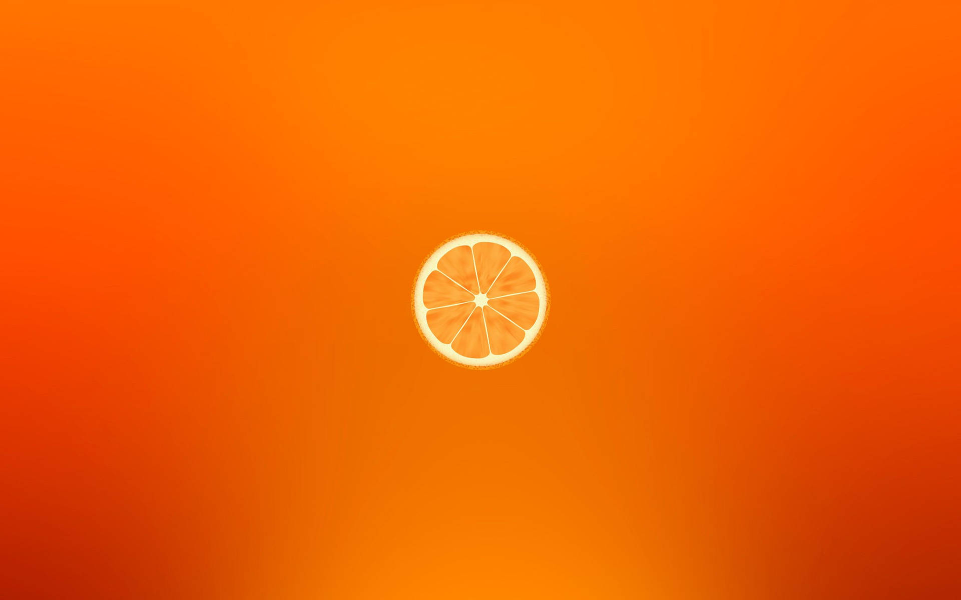 Juicy Orange Slice Wallpaper
