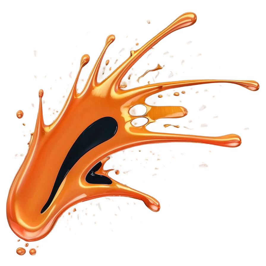 Orange Splat Png 59 PNG