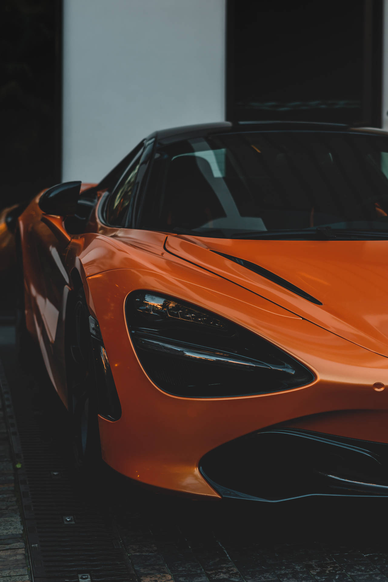 Orange Super Car