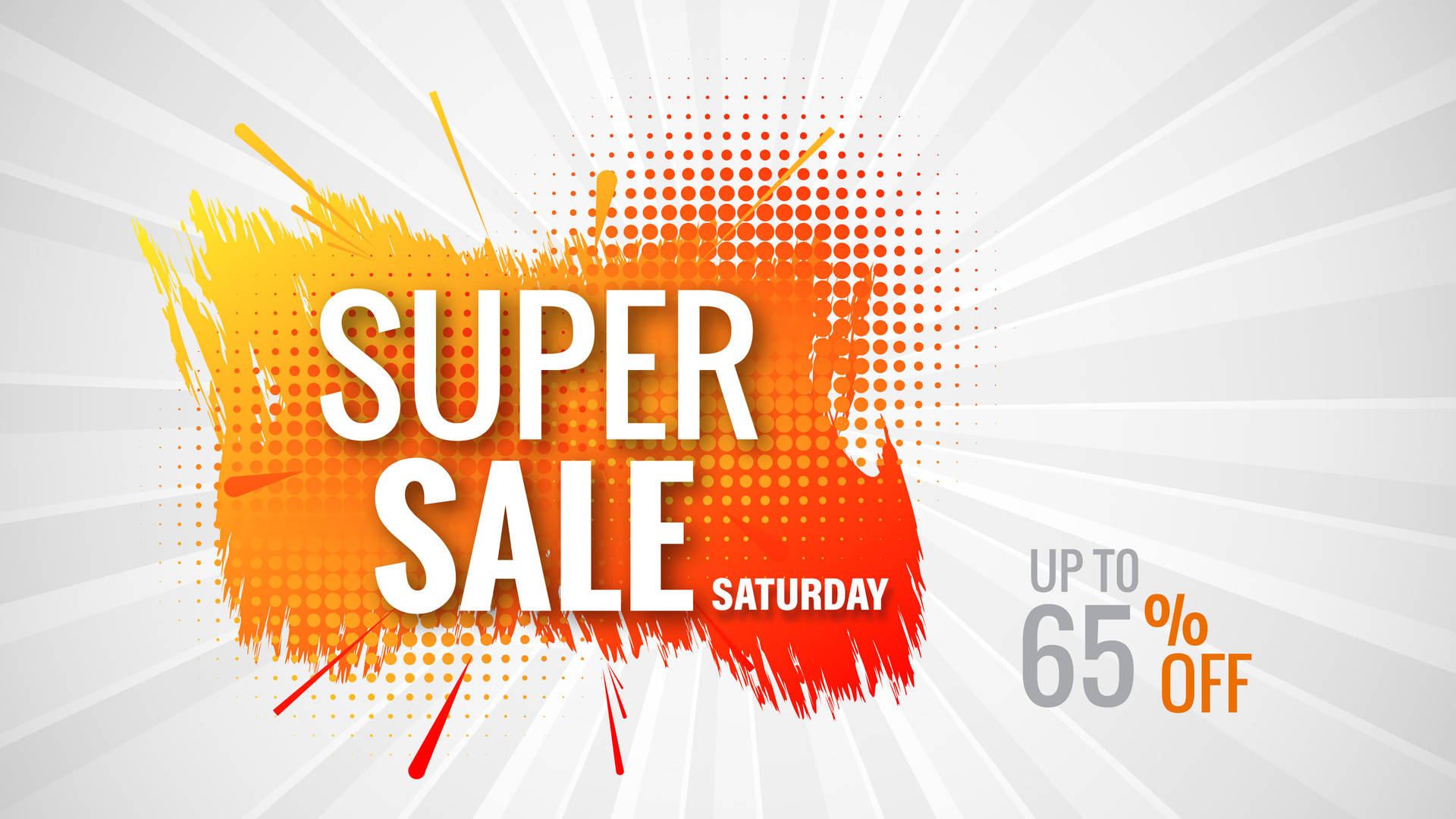 Orange Tinted Super Saturday Sale