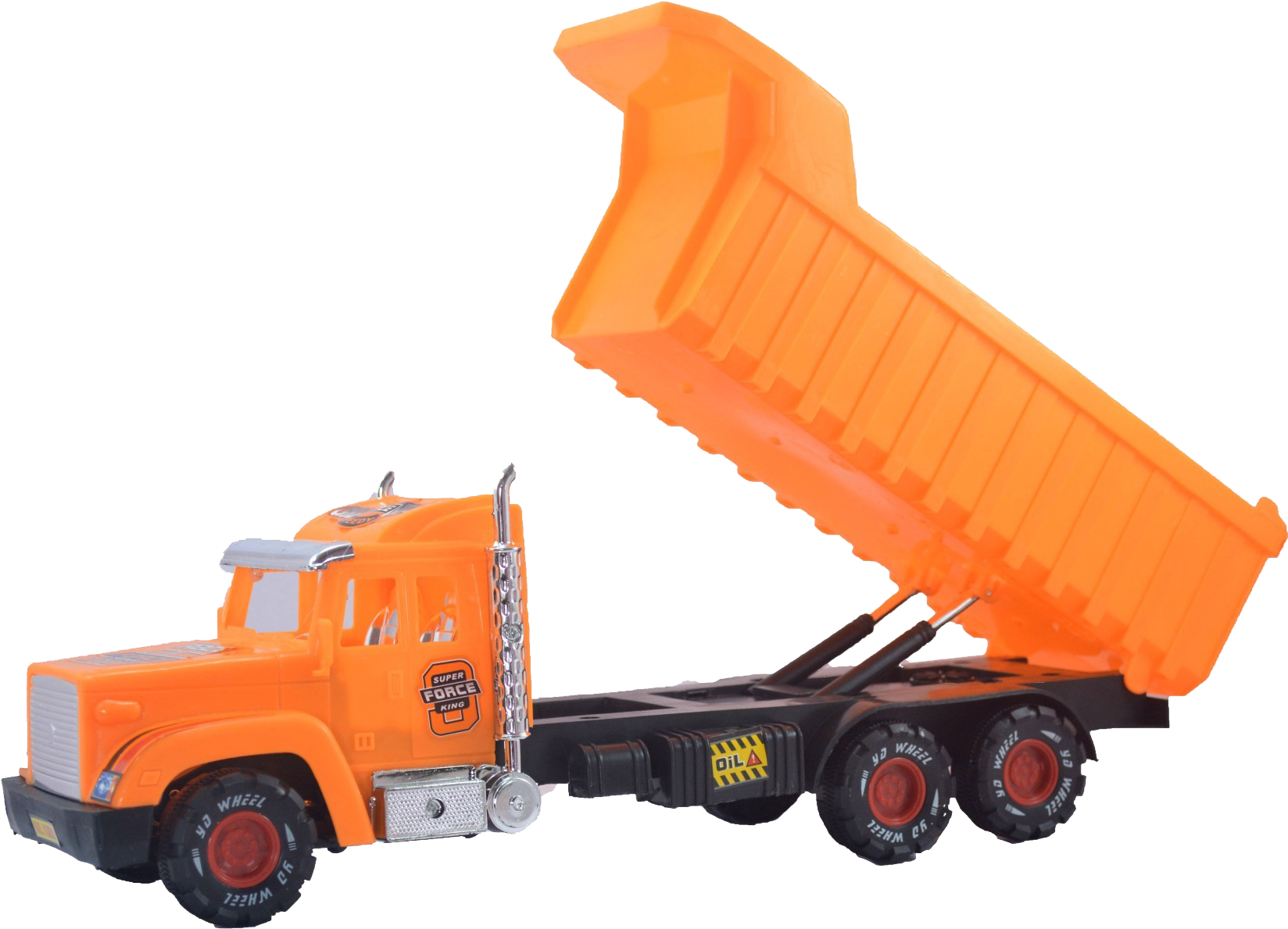 Orange Toy Dump Truck PNG