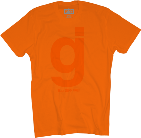 Orange Typography T Shirt Design PNG