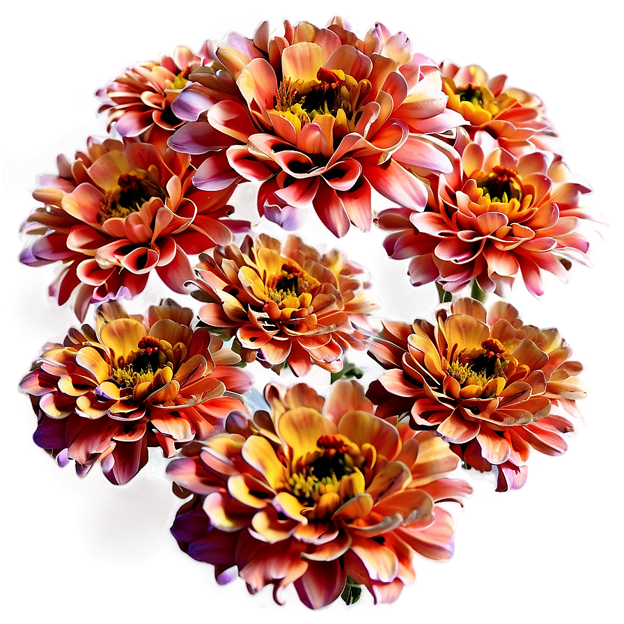 Orange Zinnia Joy Png Gsm PNG