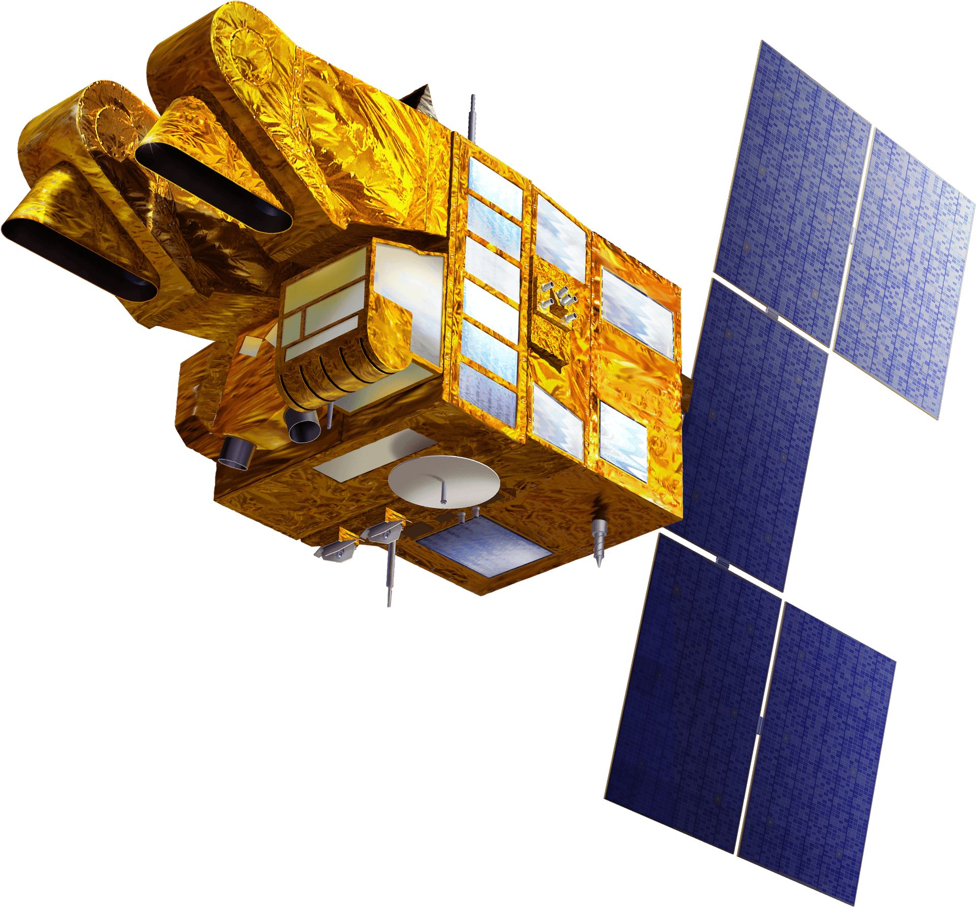 Orbital Satellite Isolatedon Transparent Background PNG