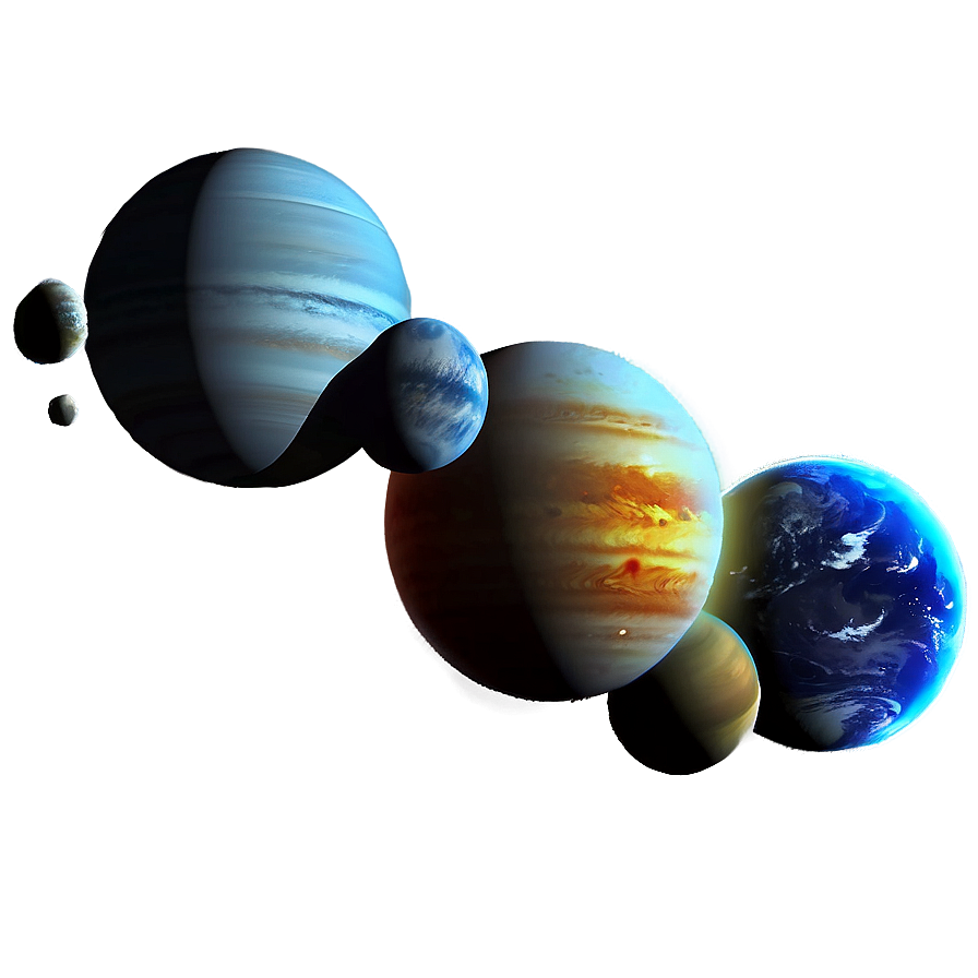 Orbiting Planets Png 06252024 PNG