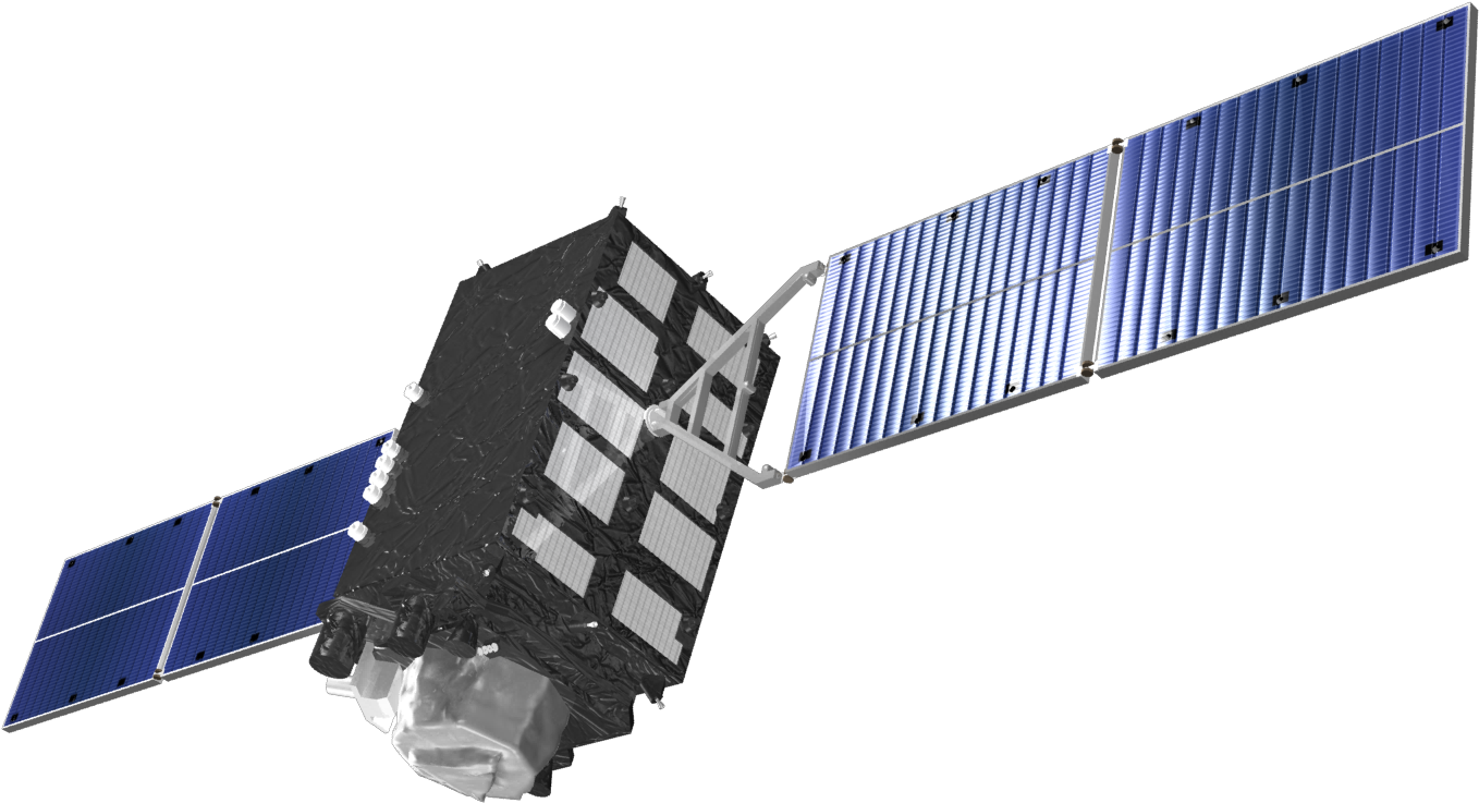 Orbiting Satellite Isolated PNG