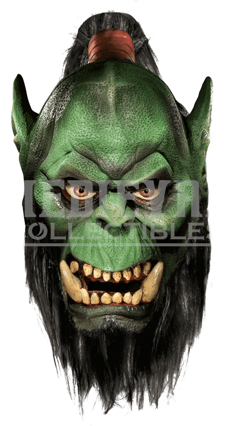 Orc Head Collectible Figurine PNG