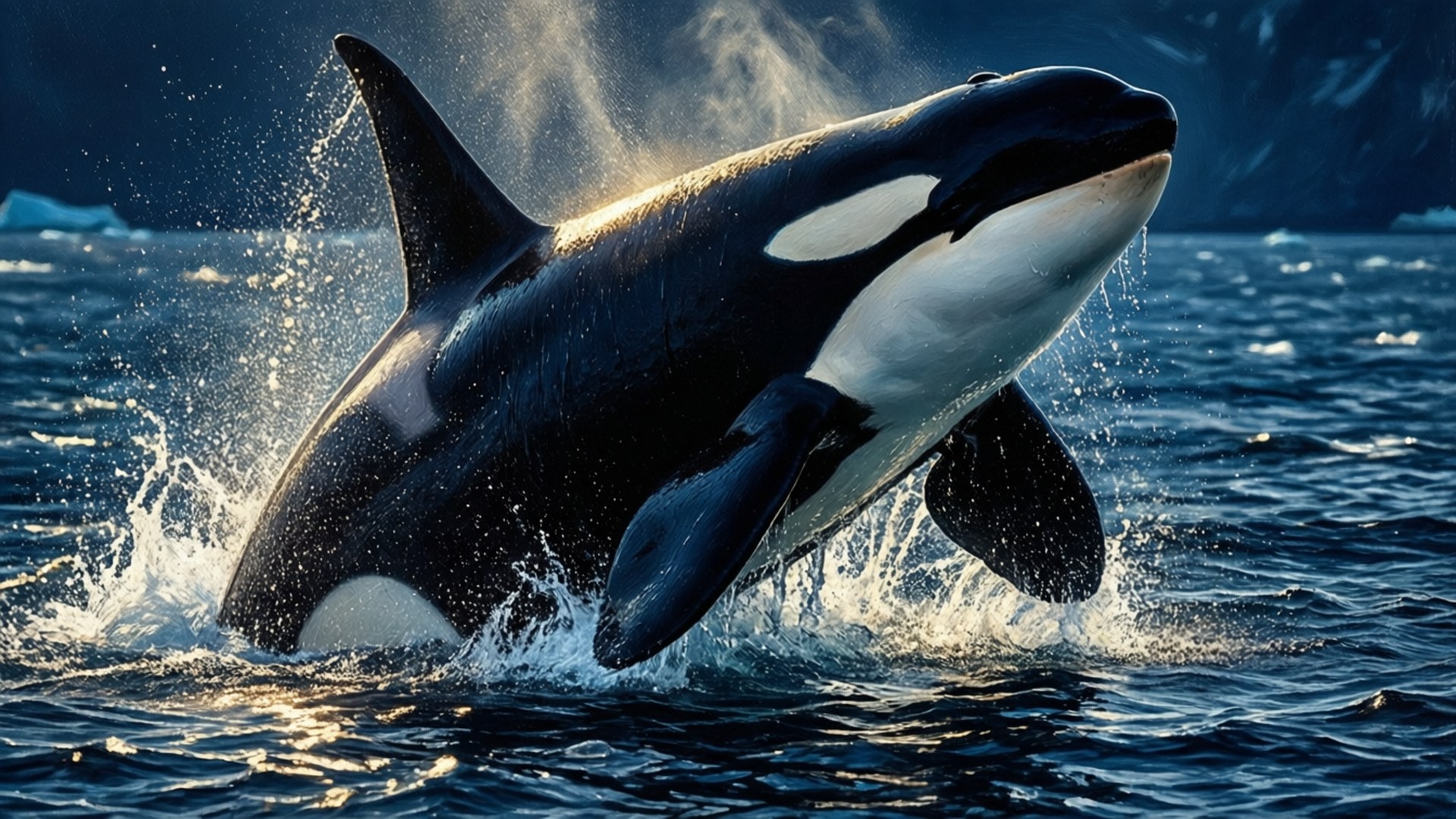 Orca Menerjang Wallpaper