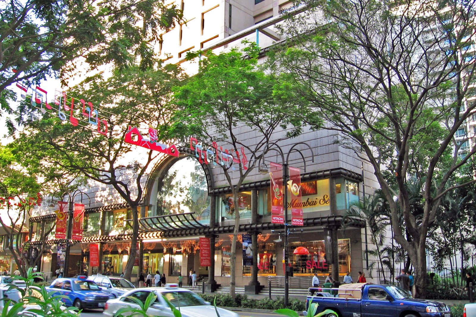 Orchard Road Shopping District Singapore Wallpaper