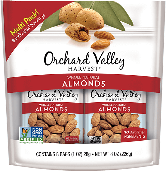 Orchard Valley Harvest Almonds Packaging PNG