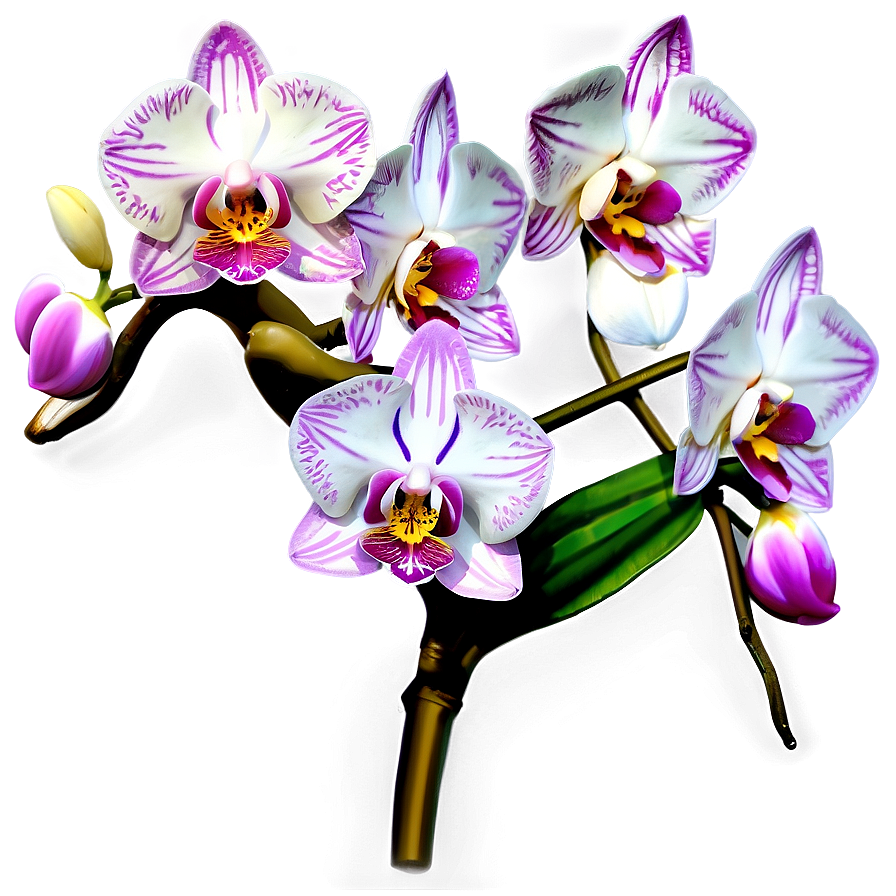 Orchid Illustration Png 05242024 PNG