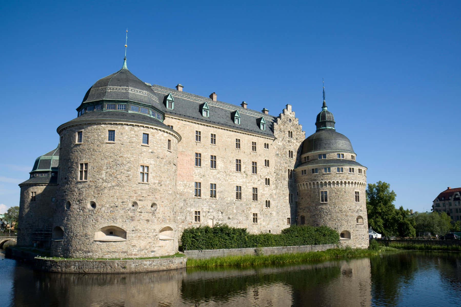 Örebro Slott Sverige Bakgrunnsbildet