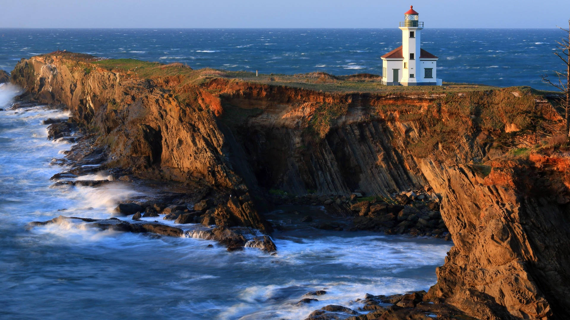 Oregon Cape Arago Lighthouse Wallpaper