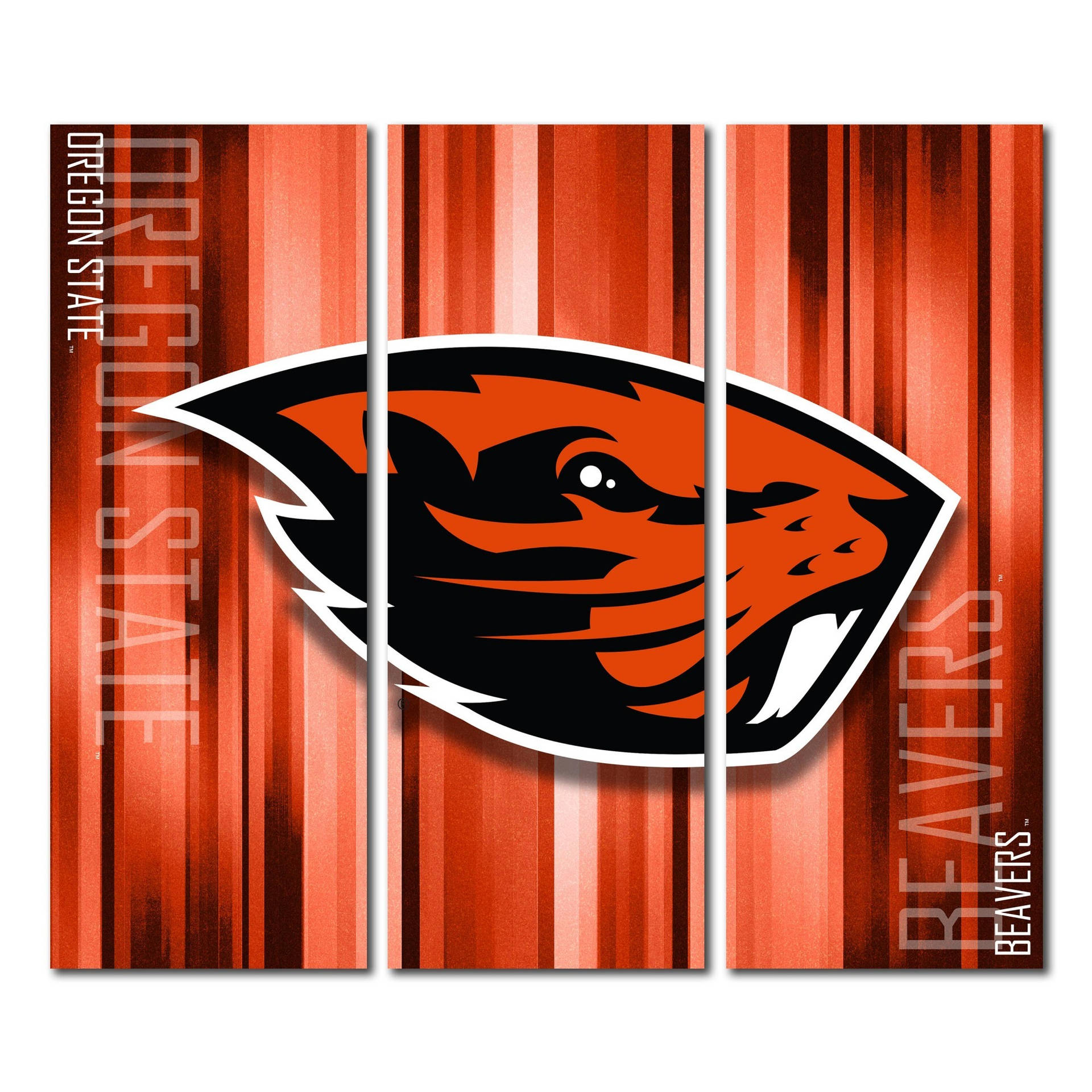 Oregon State University Beaver Logo Orange Wallpaper