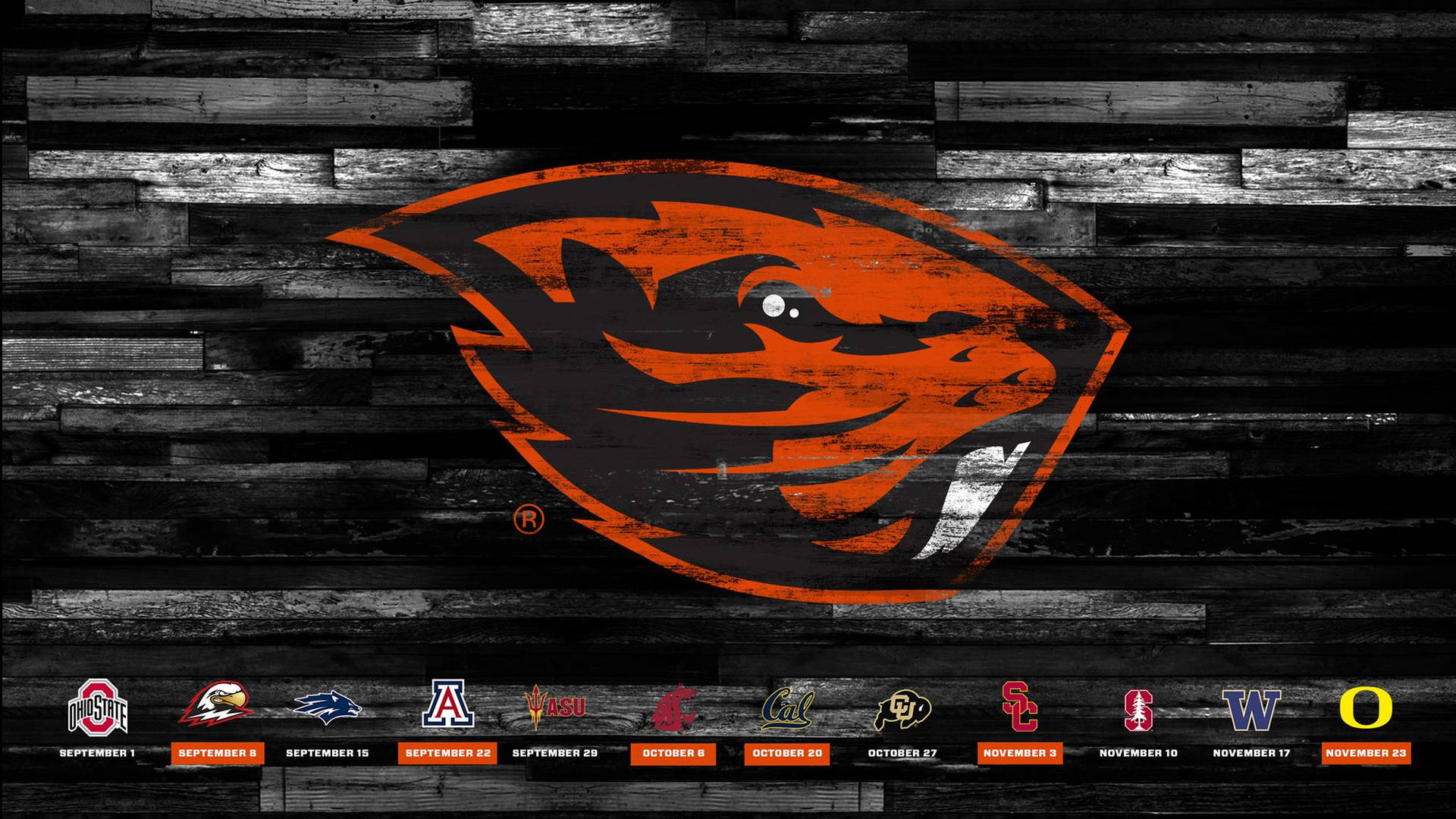 Oregon State University Beavers Desktop Wallpaper