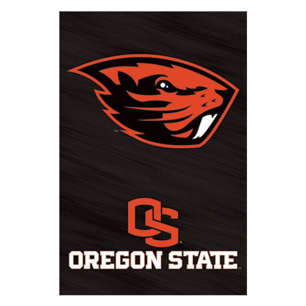 Oregon State University Logo Black Phone Wallpaper