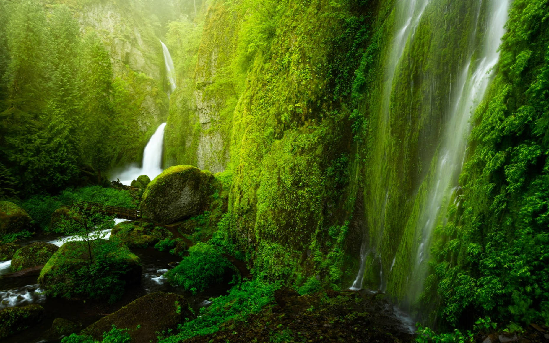 Oregon Wahclella Falls