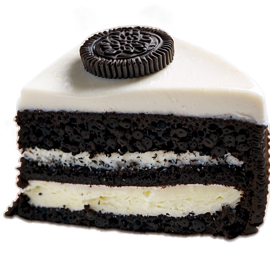 Oreo Cake Slice Png 06132024 PNG