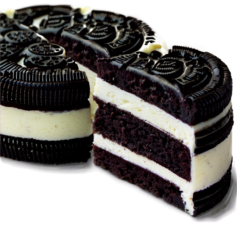 Oreo Cake Slice Png Kfi12 PNG