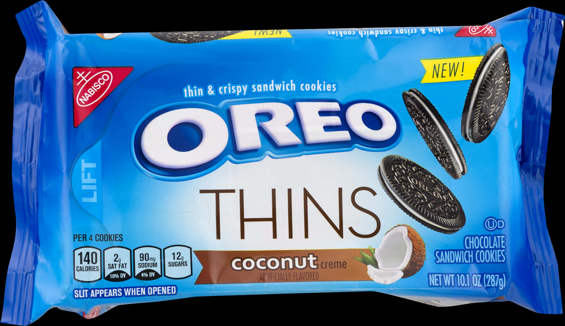 Oreo Thins Coconut Creme Package PNG